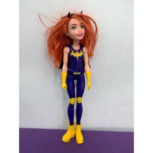 2015 Mattel Dc Super Hero Bat Girl Orange Hair Green Eyes 13 Inches Hard Plastic
